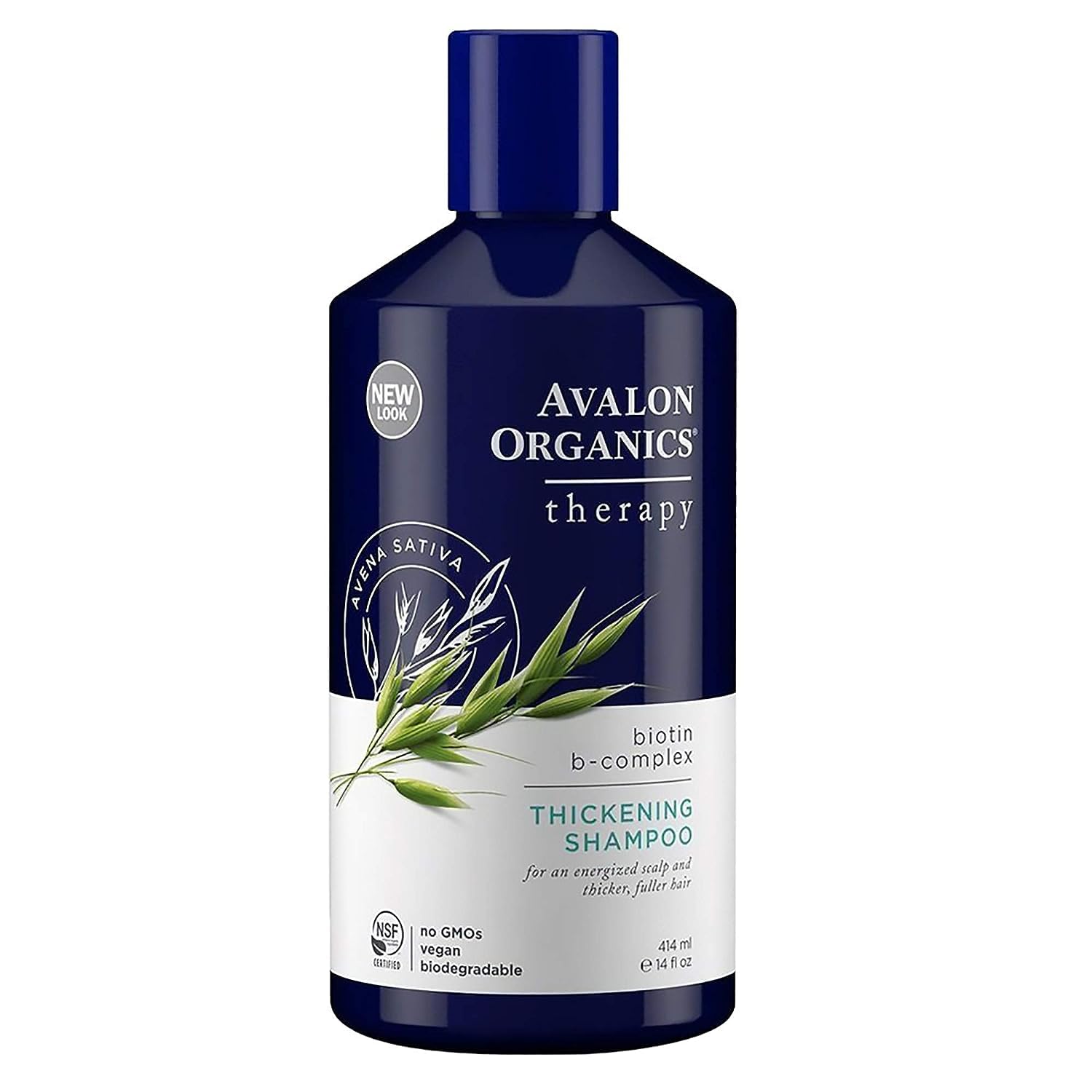 Avalon Organics Biotin B-Complex Shampoo de Espessura