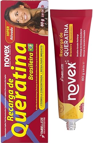 Novex Brazilian Keratin Recharge Tubo Leave In 80g / 2