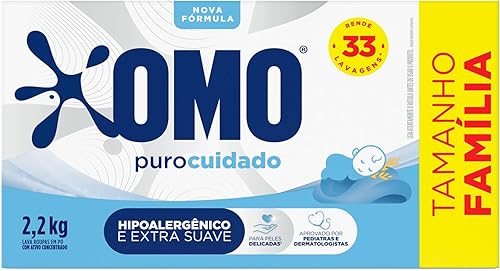 OMO Puro Cuidado Lava-Roupas em Pó 2,2 kg