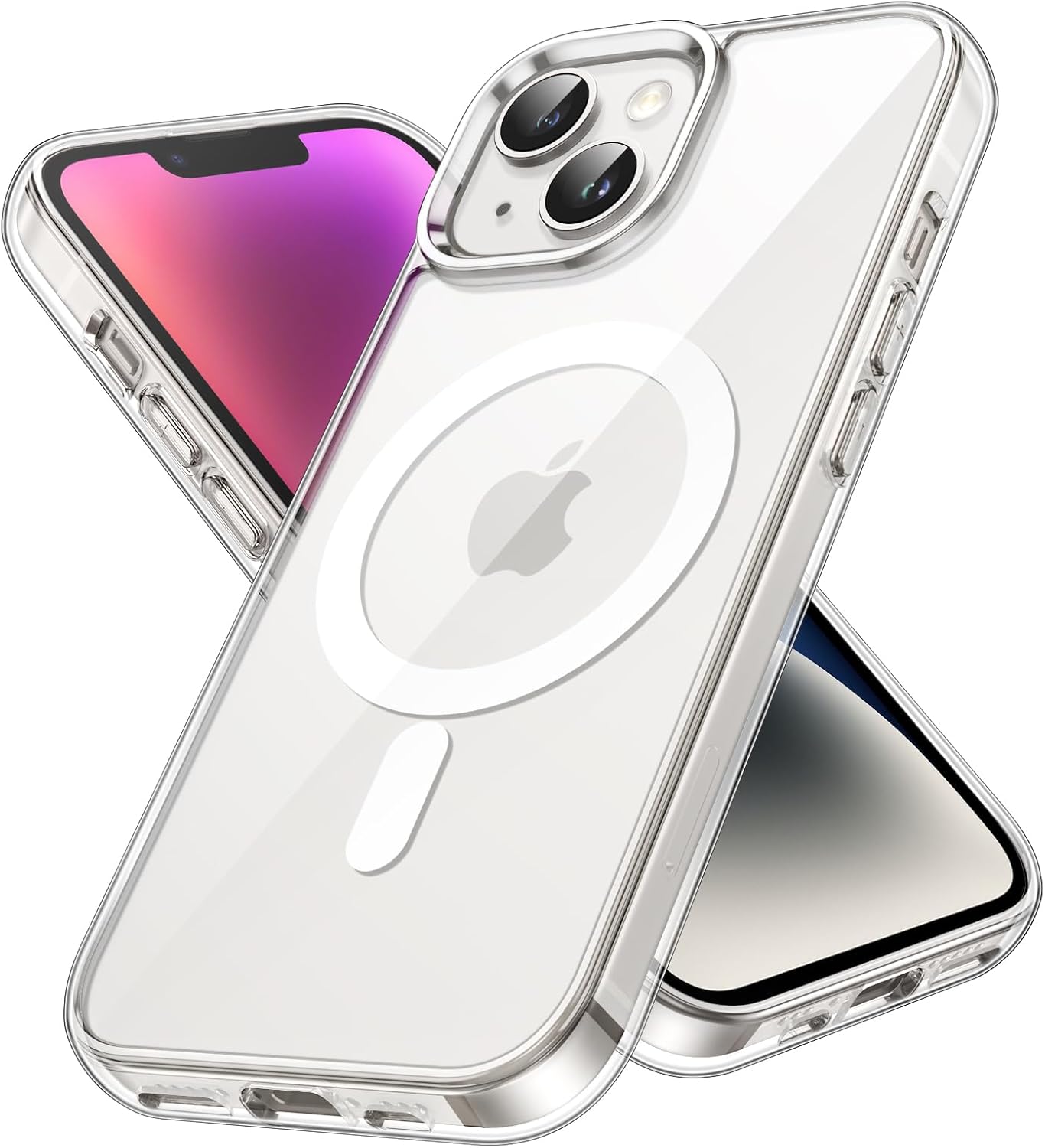 JETech Capa Magnética Transparente para iPhone 14