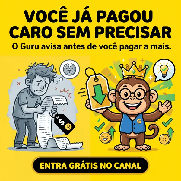 Guru das Promoções: avisa as promoções antes de você pagar caro. Entre grátis no canal
